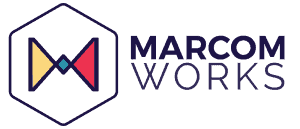 Marcom Works Logo Rectangle Icon White BG